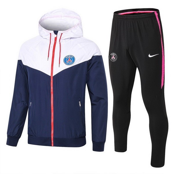 Rompevientos Paris Saint Germain Conjunto Completo 2018/19 Azul Blanco